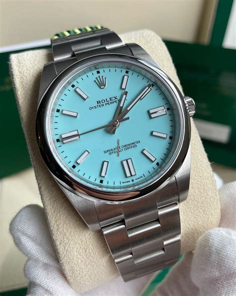 rolex datejust tiffany blue price|rolex tiffany blue 41 price.